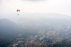 über Laveno mit einem Geier (leider nicht im Bild)