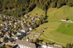 Kloster Engelberg aus der Luft