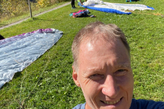 Landeplatz-Selfie
